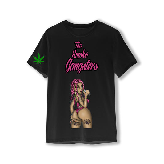 Camiseta Negra  The Smoke Gangsters