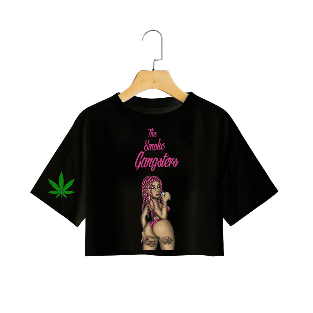 Camiseta Negra Mujer  The Smoke Gangsters